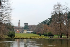 View of the castle from afar